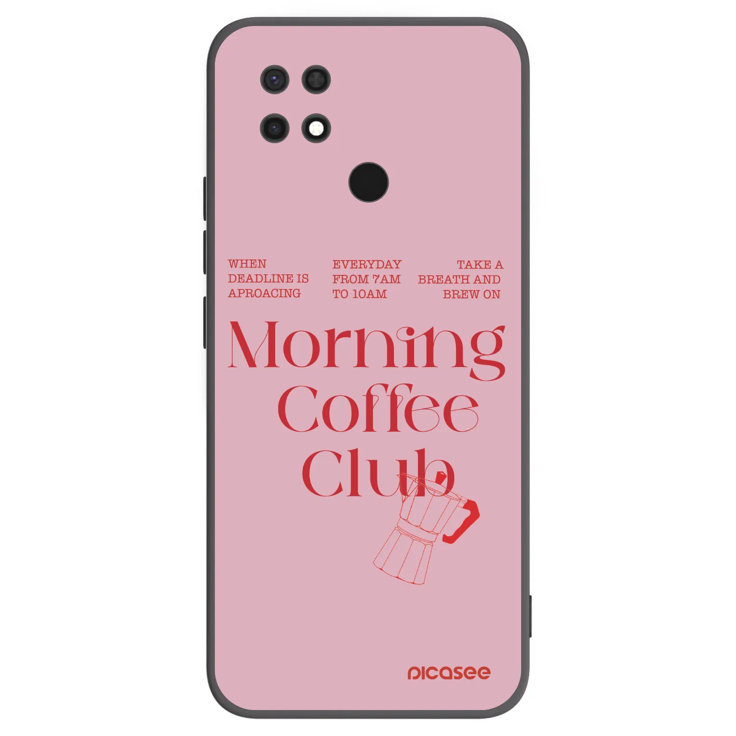 Picasee husă neagră din silicon pentru Xiaomi Redmi 10C - Morning