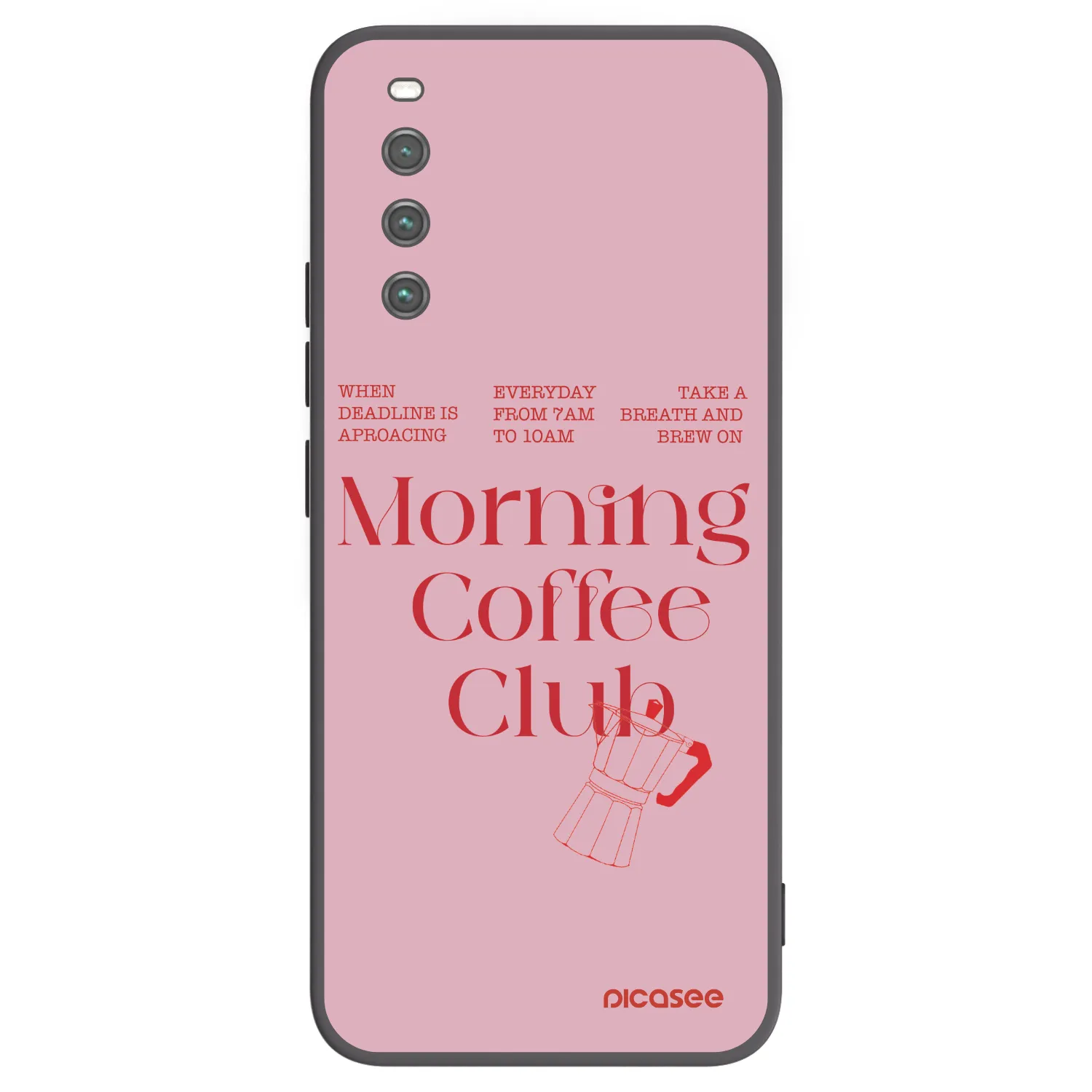 Picasee husă neagră din silicon pentru Sony Xperia 10 IV 5G - Morning