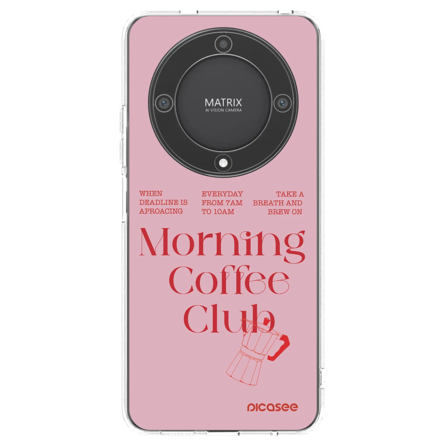 Picasee husă transparentă din silicon pentru Honor Magic5 Lite 5G - Morning