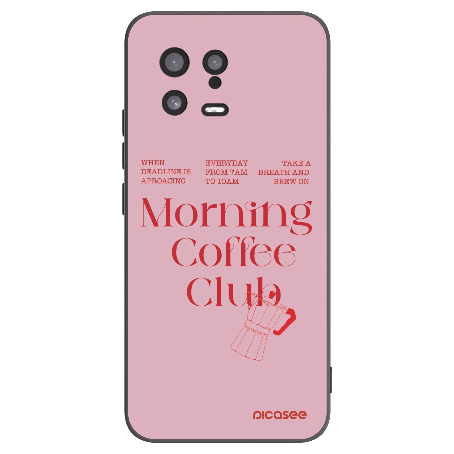 Picasee husă neagră din silicon pentru Xiaomi 13 - Morning