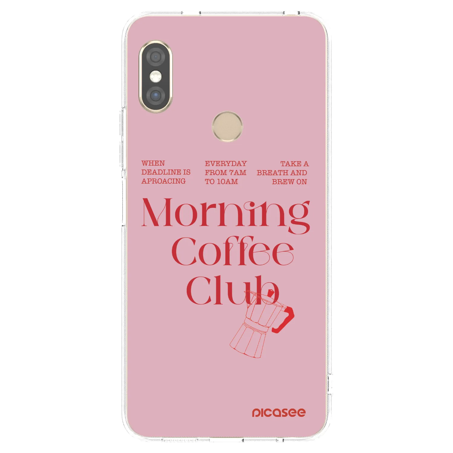 Picasee husă transparentă din silicon pentru Xiaomi Redmi Note 5 Global - Morning
