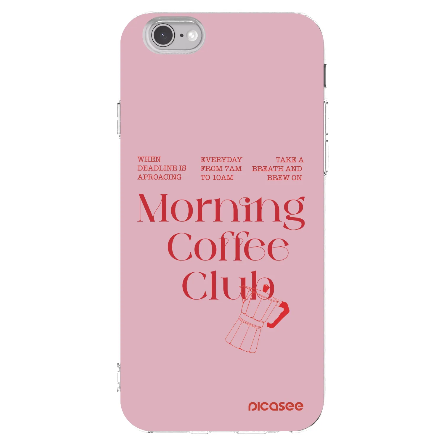 Picasee husă transparentă din silicon pentru Apple iPhone 6/6S - Morning