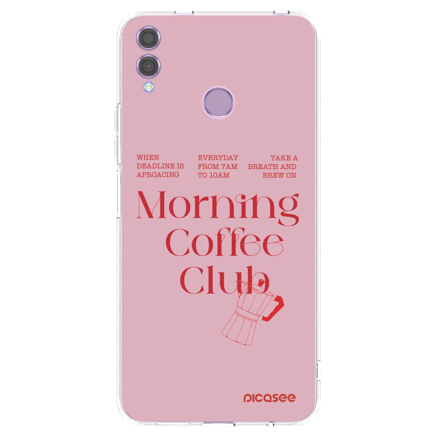 Picasee husă transparentă din silicon pentru Honor 8X - Morning