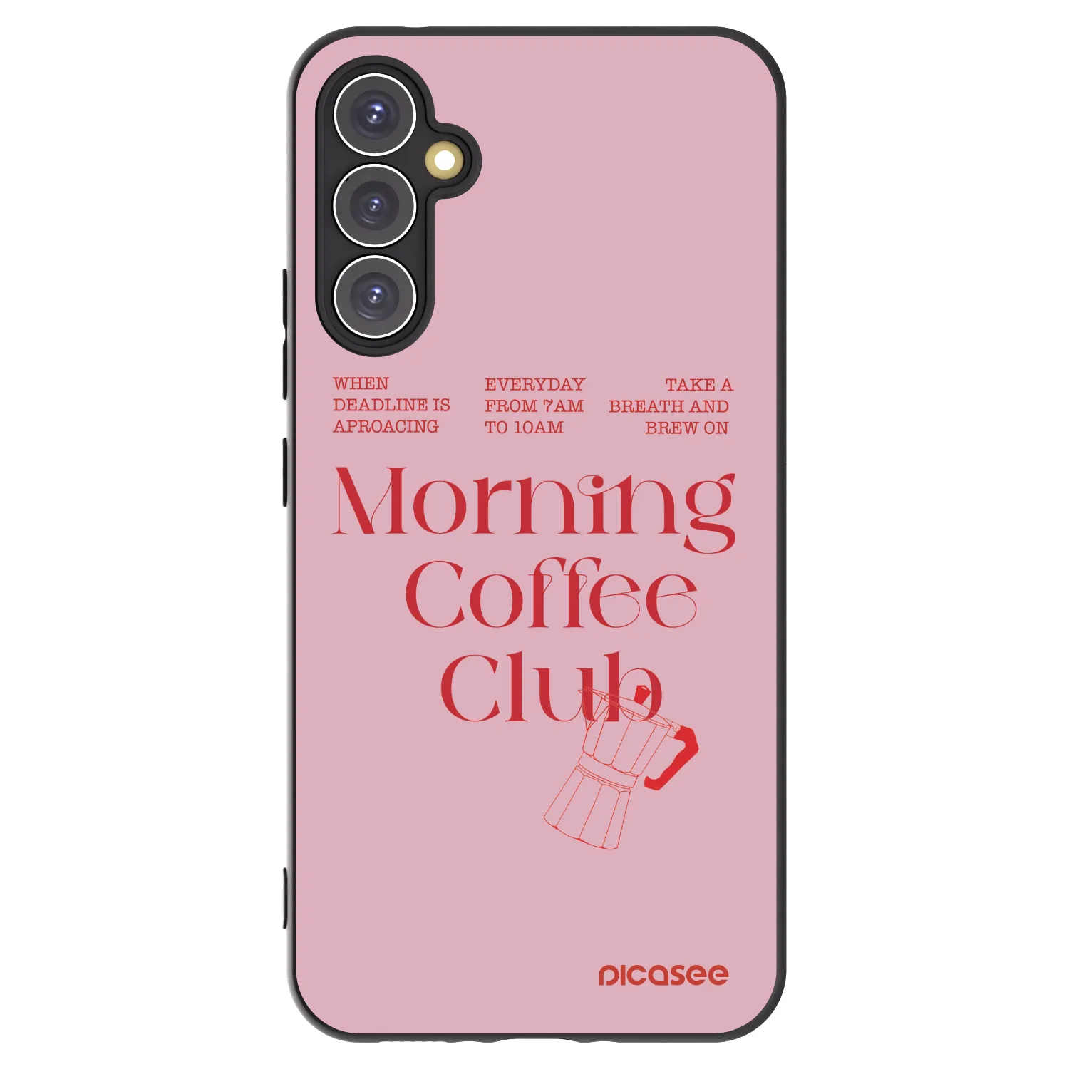 Picasee husă neagră din silicon pentru Samsung Galaxy A34 5G A346B - Morning