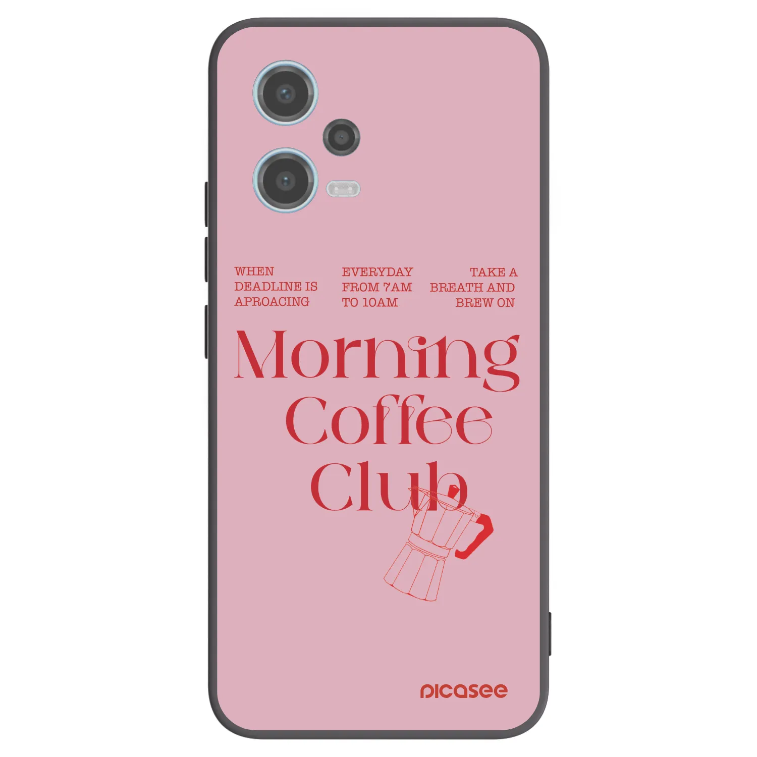 Picasee husă neagră din silicon pentru Xiaomi Redmi Note 12 5G - Morning