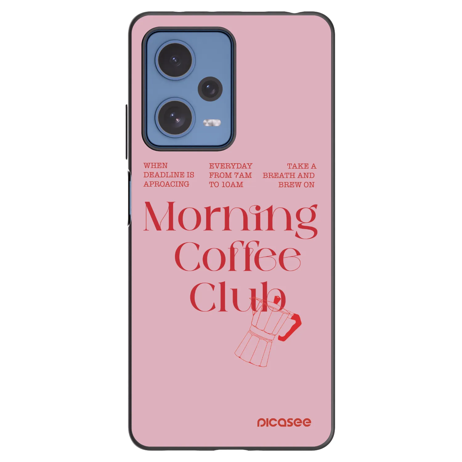 Picasee husă neagră din silicon pentru Xiaomi Redmi Note 12 Pro 5G - Morning