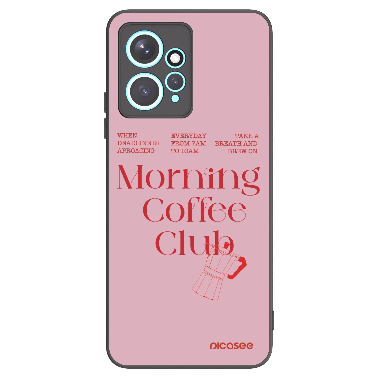 Picasee husă neagră din silicon pentru Xiaomi Redmi Note 12 4G - Morning