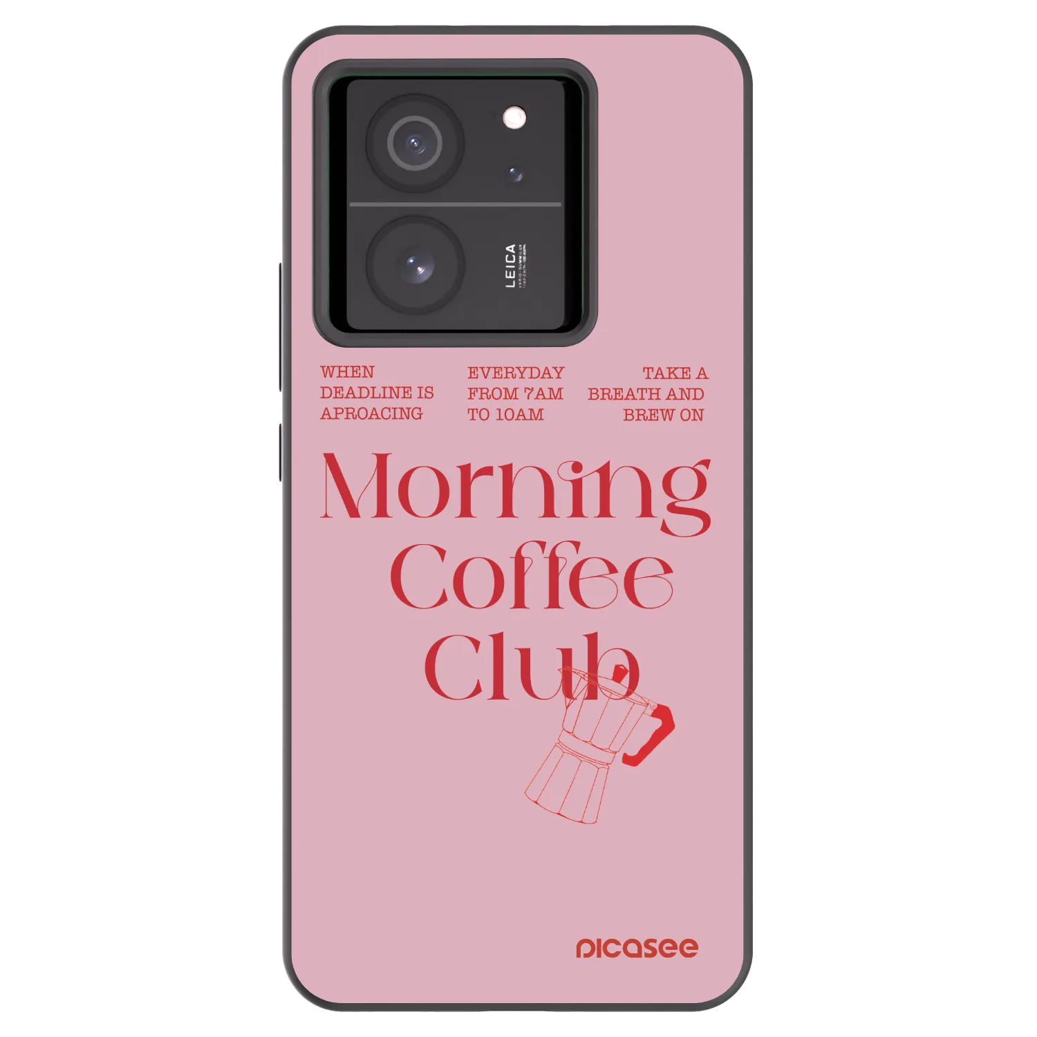 Picasee husă neagră din silicon pentru Xiaomi 13T Pro - Morning