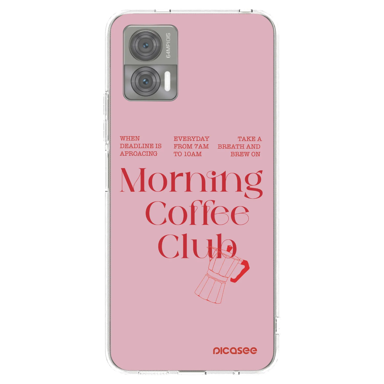 Picasee husă transparentă din silicon pentru Motorola Edge 30 Neo - Morning