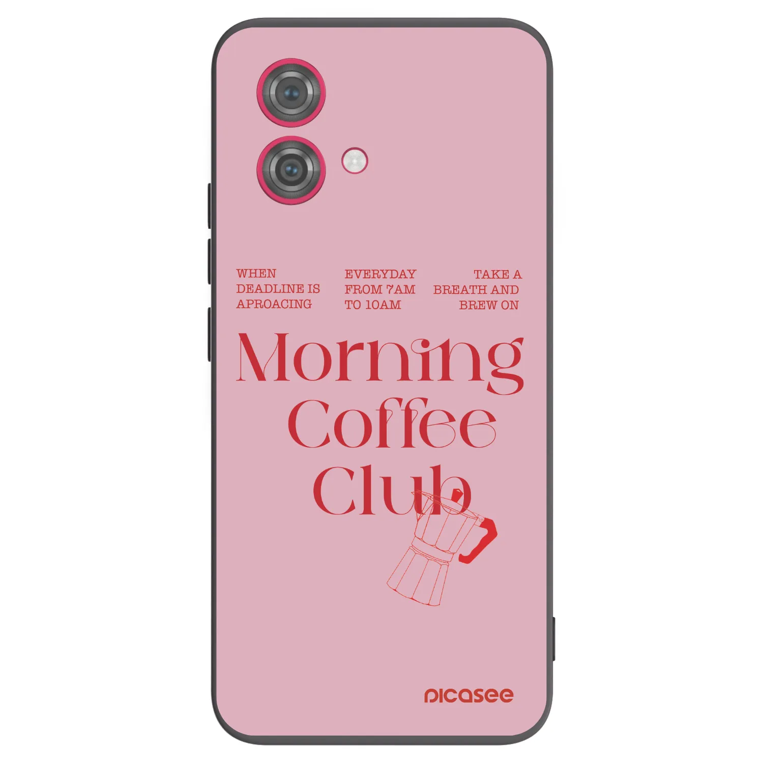 Picasee husă neagră din silicon pentru Motorola Moto G84 5G - Morning
