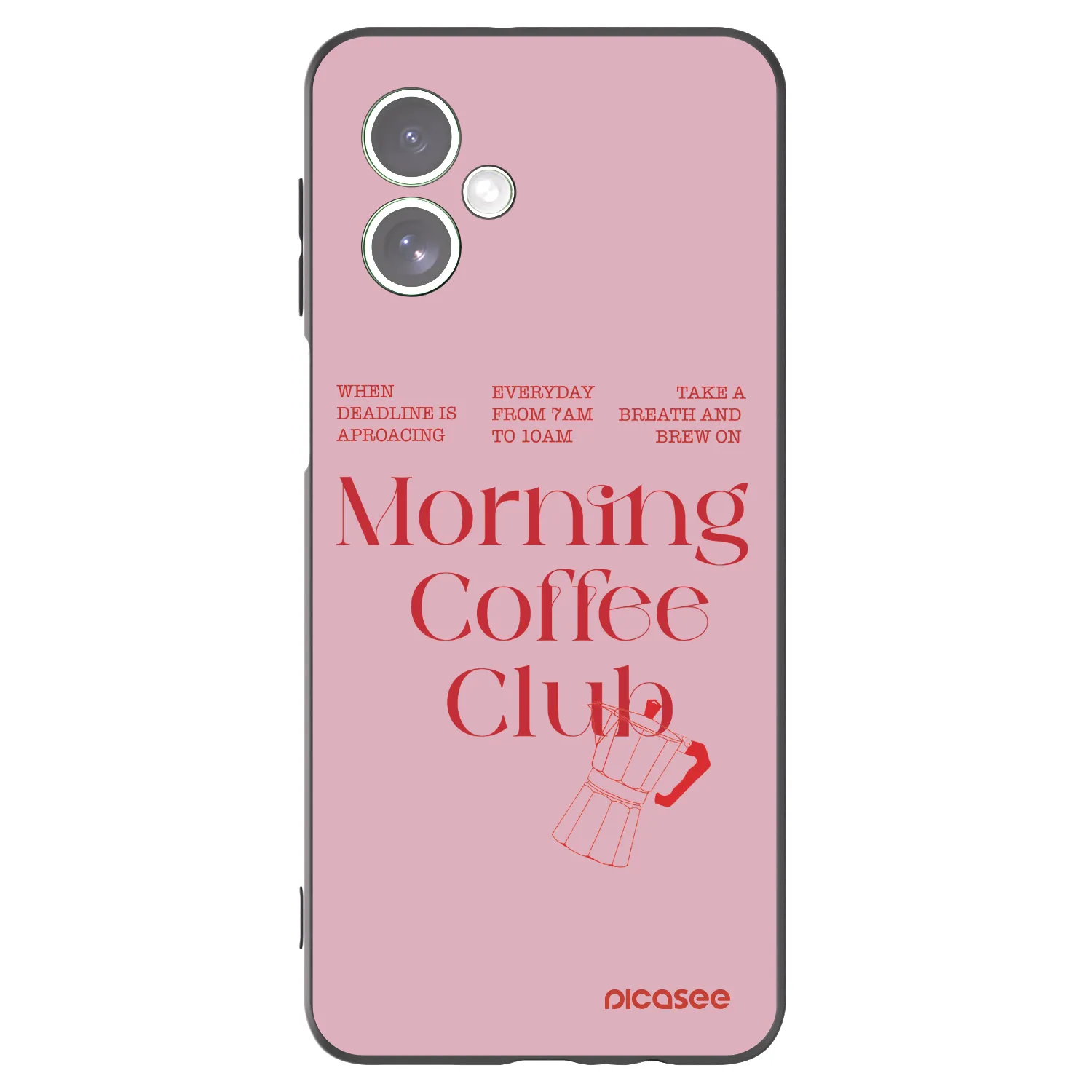 Picasee husă neagră din silicon pentru Motorola Moto G54 5G - Morning