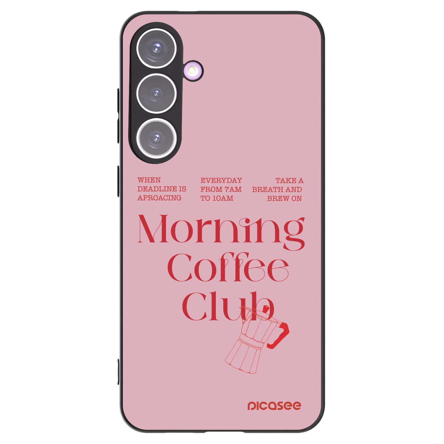 Picasee husă neagră din silicon pentru Samsung Galaxy S24+ S926B 5G - Morning