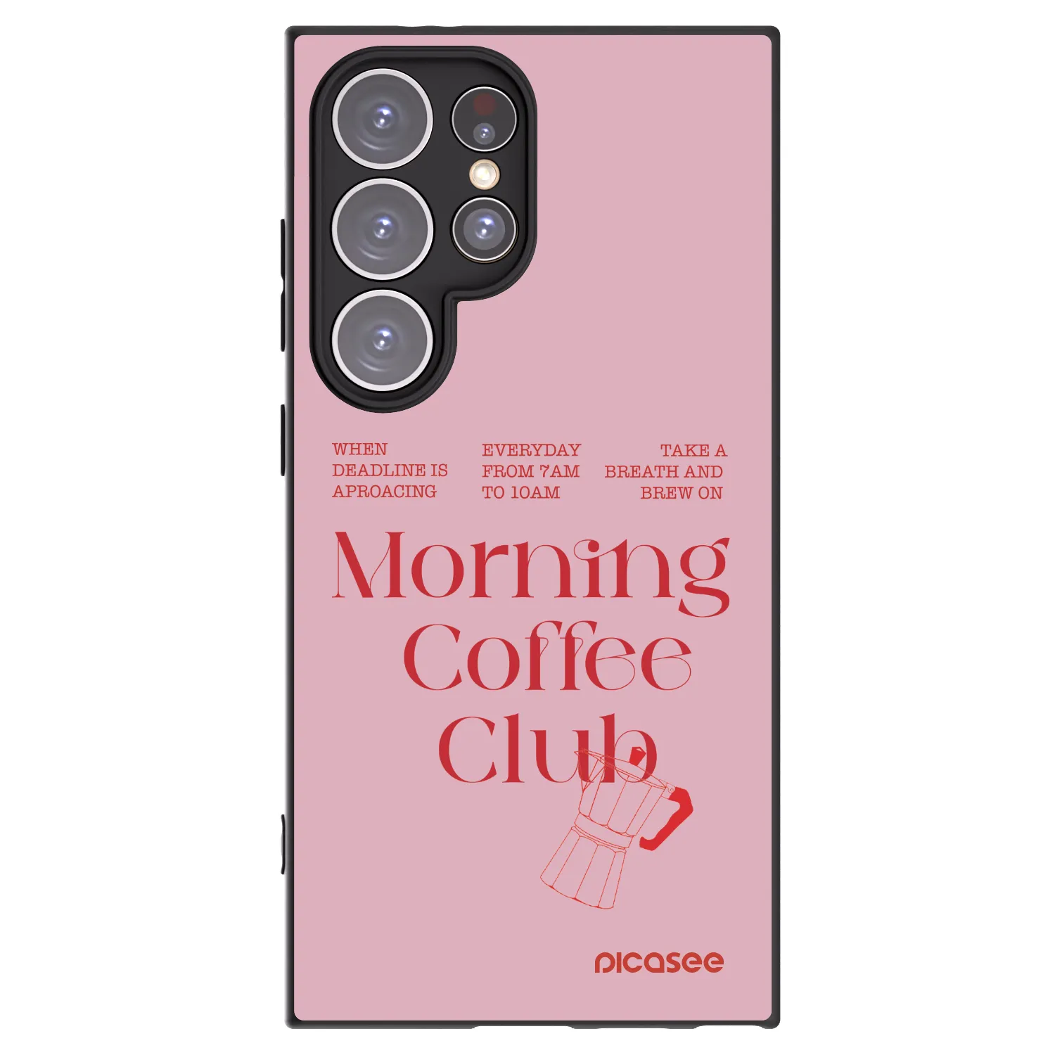 Picasee husă neagră din silicon pentru Samsung Galaxy S24 Ultra S928B 5G - Morning