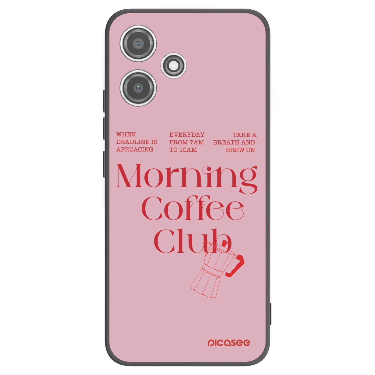 Picasee husă neagră din silicon pentru Xiaomi Redmi 12 5G - Morning