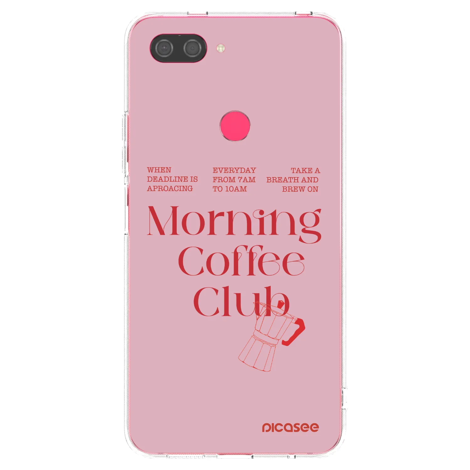 Picasee husă transparentă din silicon pentru Xiaomi Mi 8 Lite - Morning