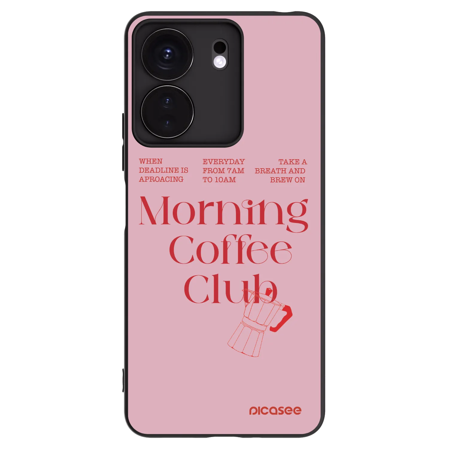 Picasee husă neagră din silicon pentru Xiaomi Redmi 13C 4G - Morning