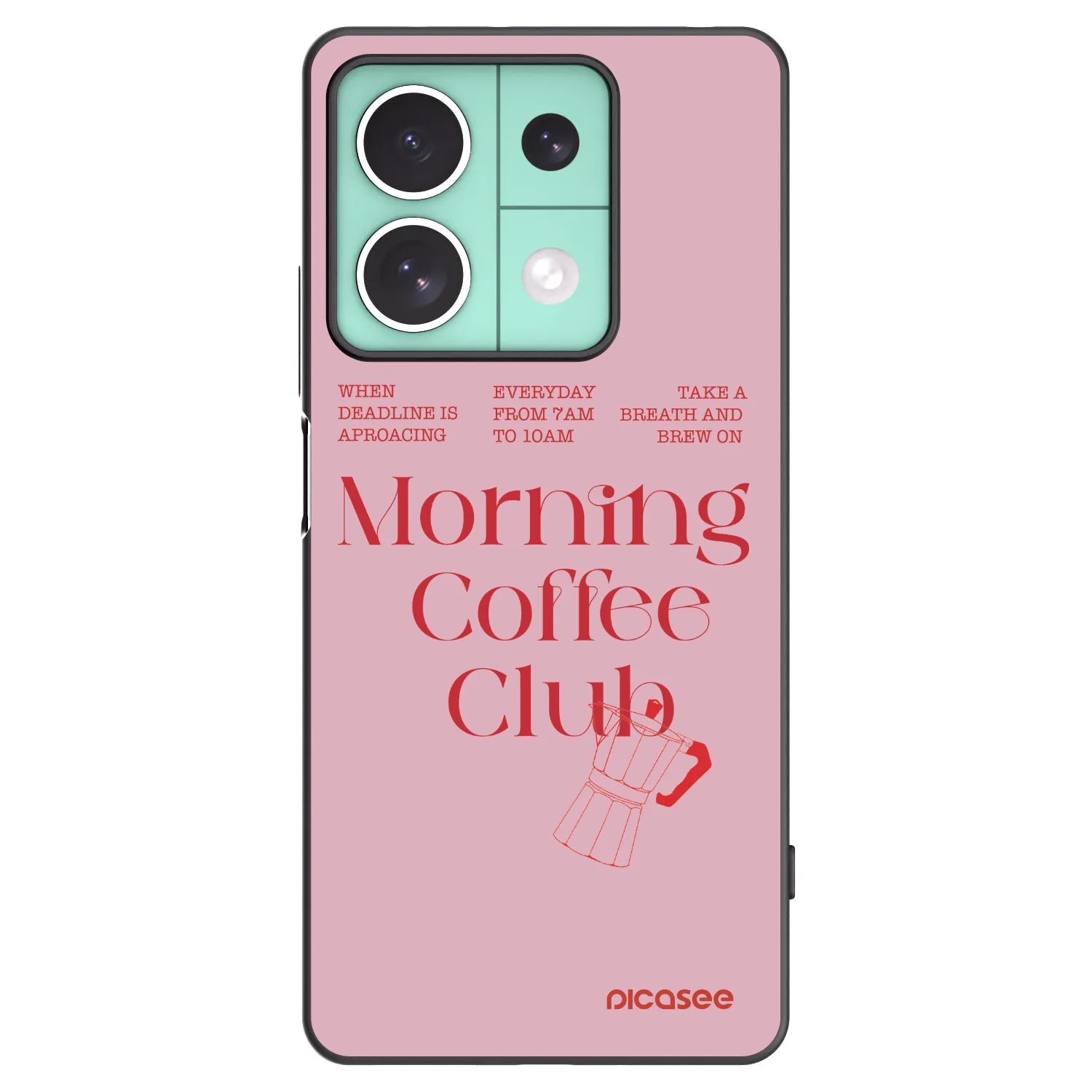 Picasee husă neagră din silicon pentru Xiaomi Redmi Note 13 5G - Morning