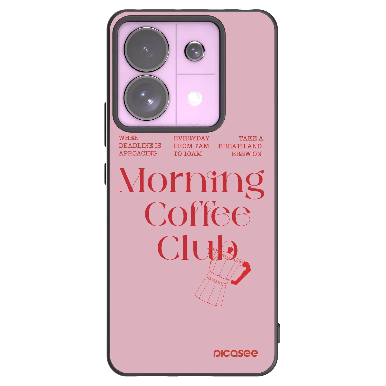 Picasee husă neagră din silicon pentru Xiaomi Redmi Note 13 Pro 5G - Morning