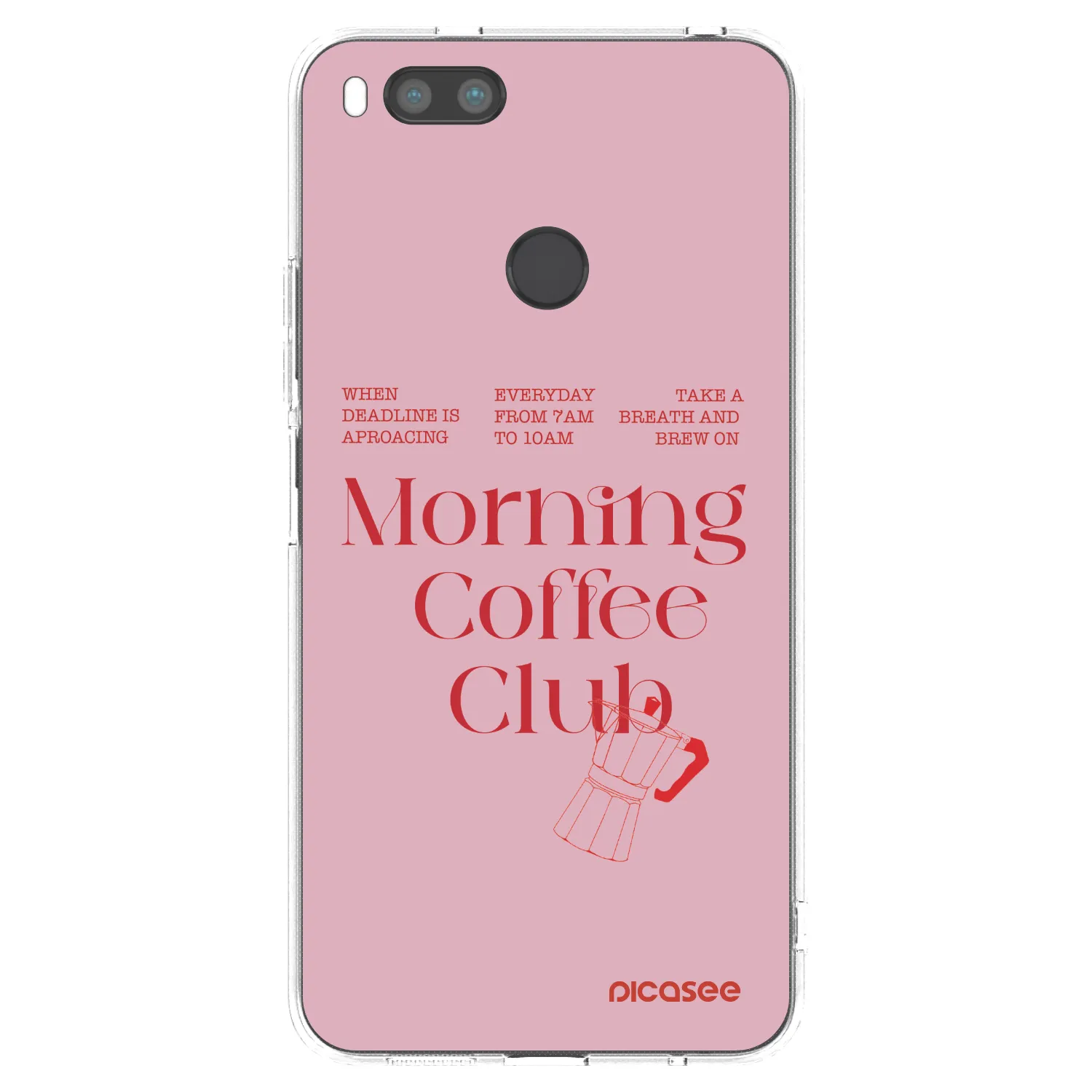 Picasee husă transparentă din silicon pentru Xiaomi Mi A1 Global - Morning