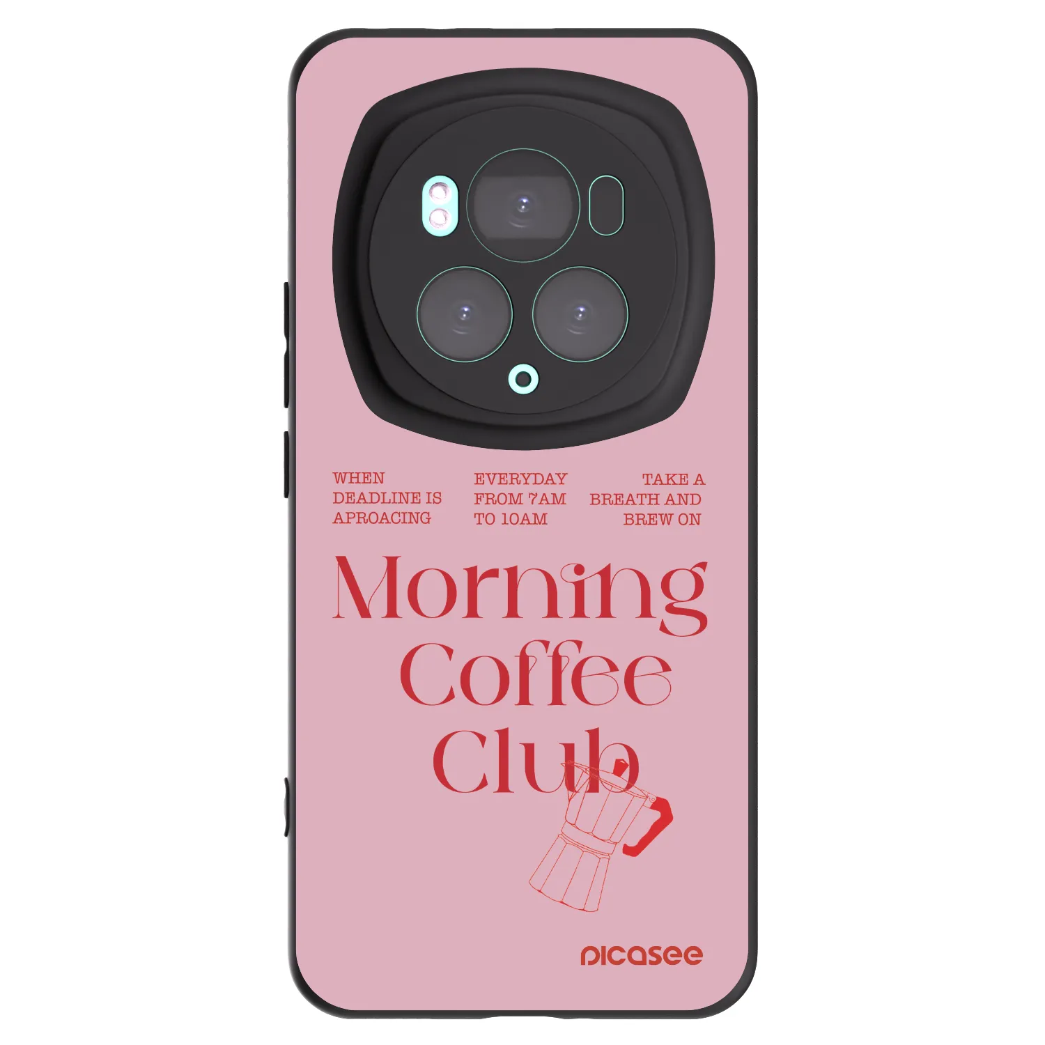 Picasee husă neagră din silicon pentru Honor Magic6 Pro - Morning