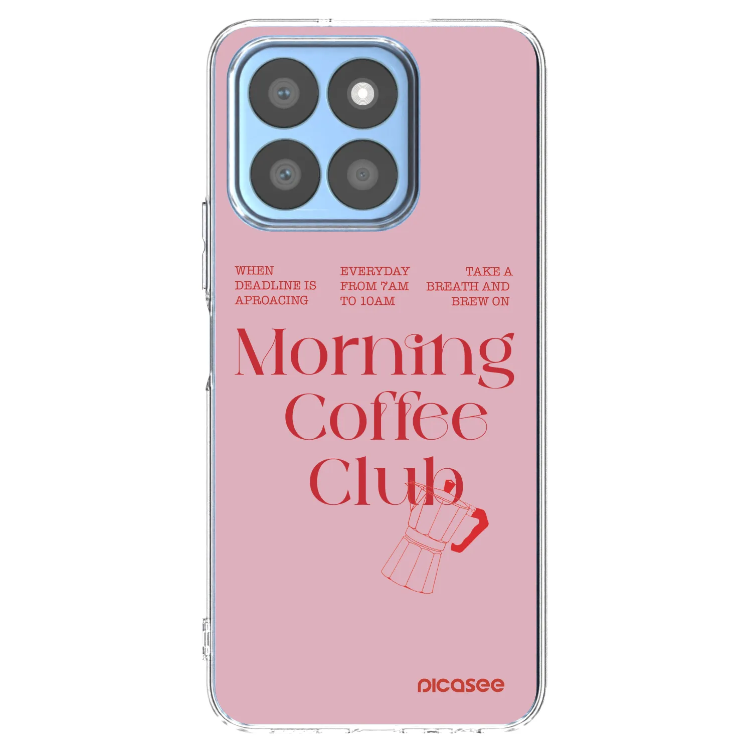Picasee husă transparentă din silicon pentru Honor X8b - Morning