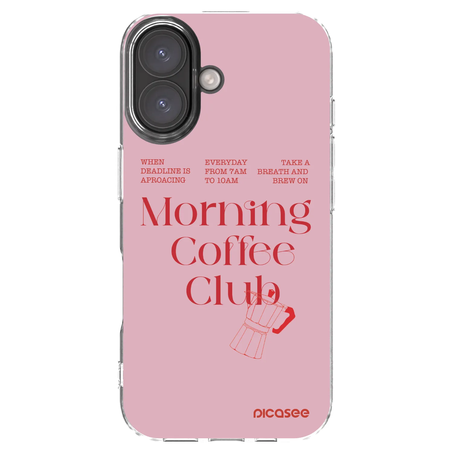 Picasee husă transparentă din silicon pentru Apple iPhone 16 - Morning