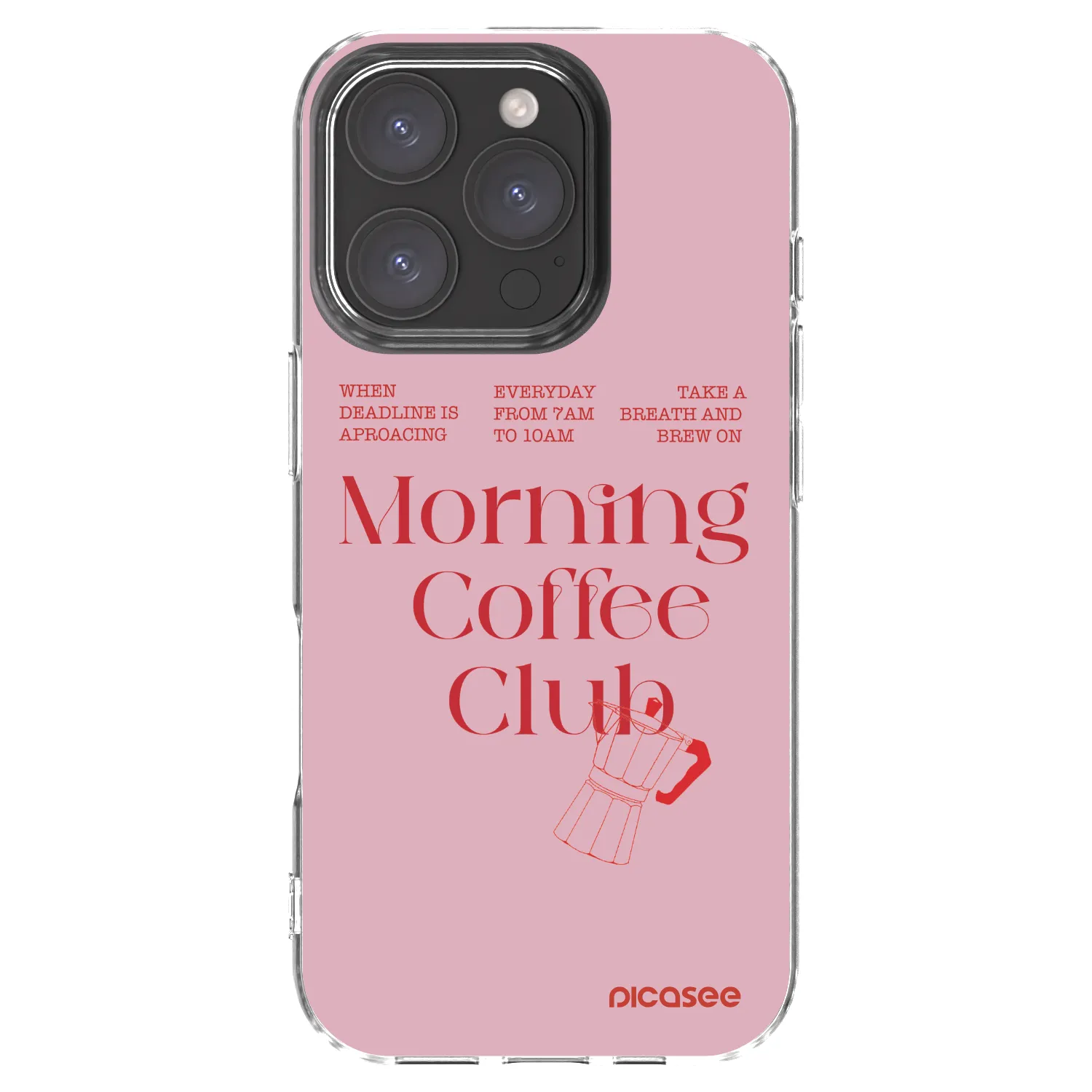 Picasee husă transparentă din silicon pentru Apple iPhone 16 Pro - Morning