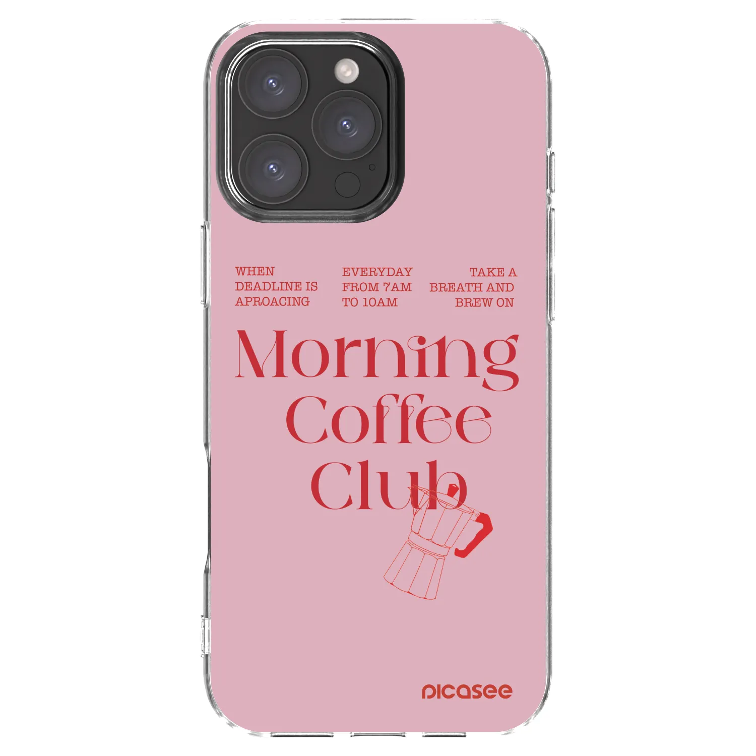 Picasee husă transparentă din silicon pentru Apple iPhone 16 Pro Max - Morning