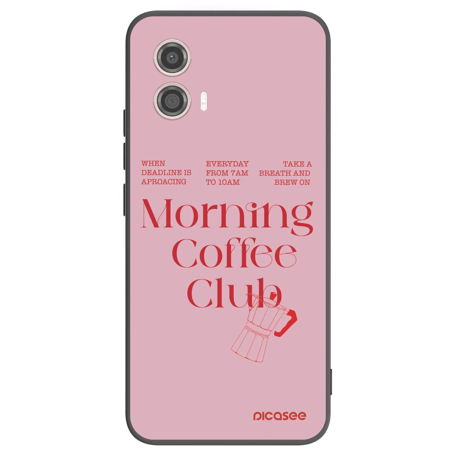 Picasee husă neagră din silicon pentru Motorola Moto G53 5G - Morning