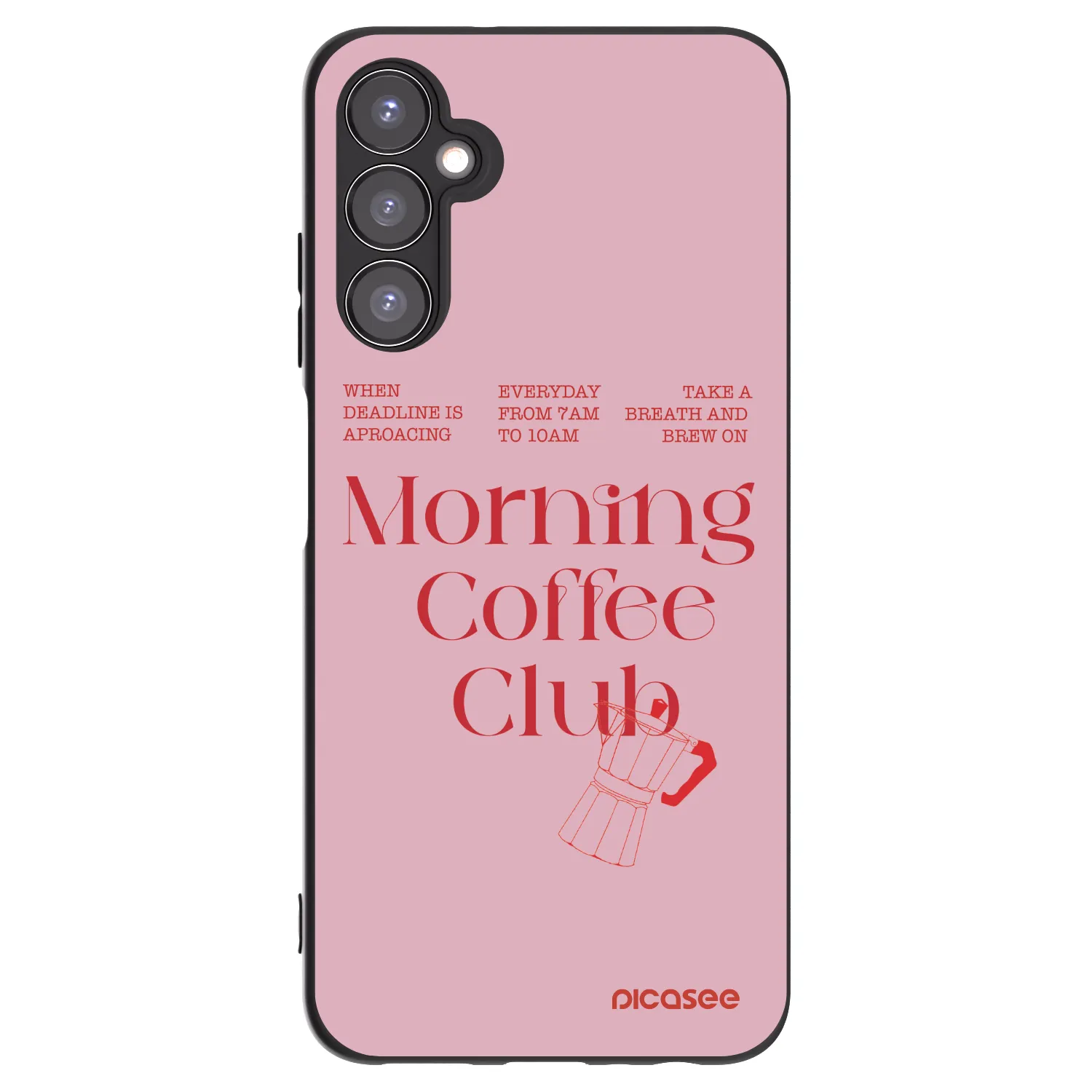 Picasee husă neagră din silicon pentru Samsung Galaxy A05s A057G - Morning