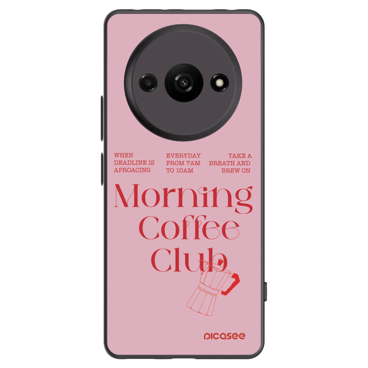 Picasee husă neagră din silicon pentru Xiaomi Redmi A3 - Morning
