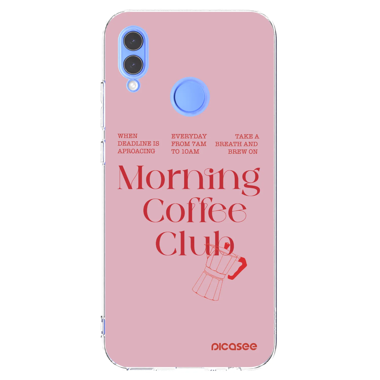 Picasee husă transparentă din silicon pentru Honor 10 Lite - Morning