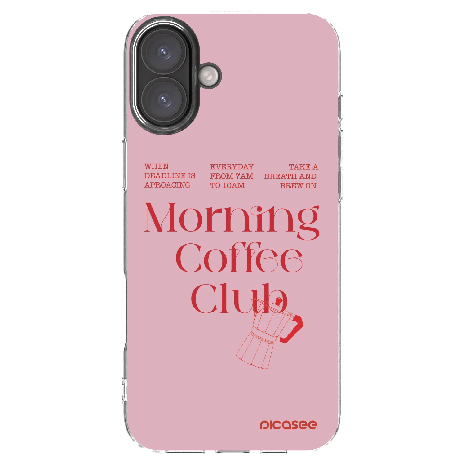 Picasee husă transparentă din silicon pentru Apple iPhone 16 Plus - Morning