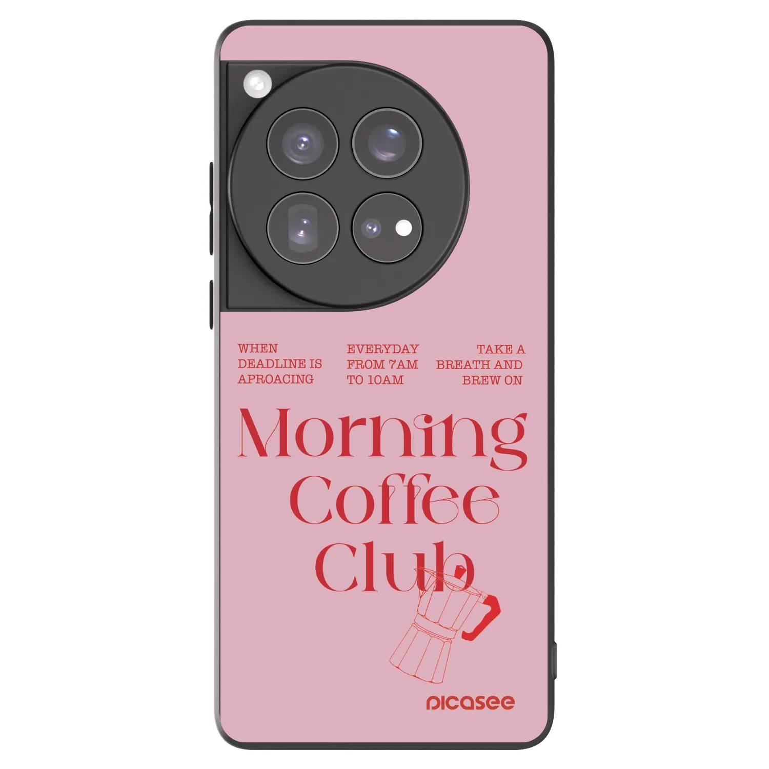 Picasee husă neagră din silicon pentru OnePlus 12 5G - Morning