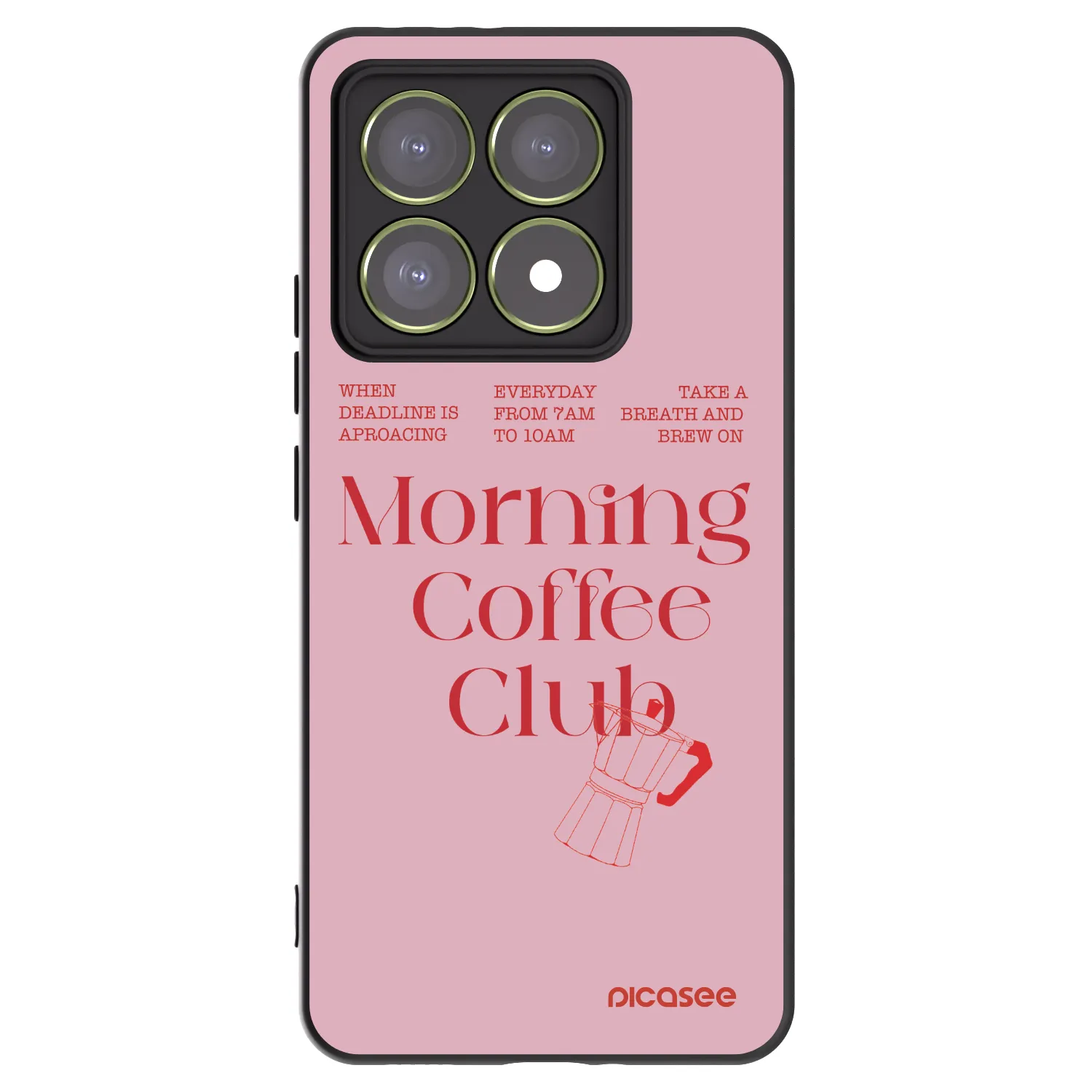 Picasee husă neagră din silicon pentru Xiaomi 14T - Morning