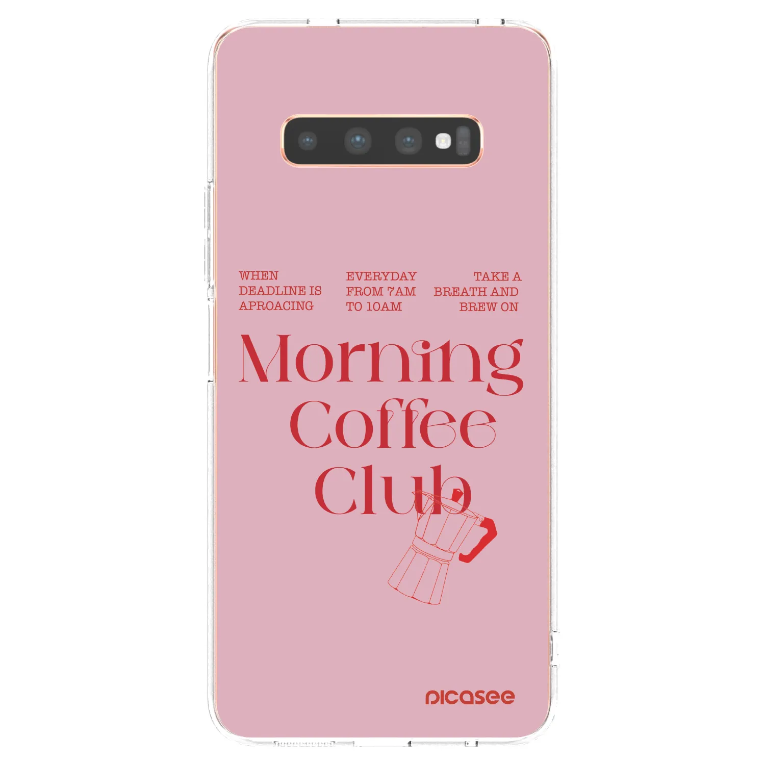 Picasee husă transparentă din silicon pentru Samsung Galaxy S10 Plus G975 - Morning