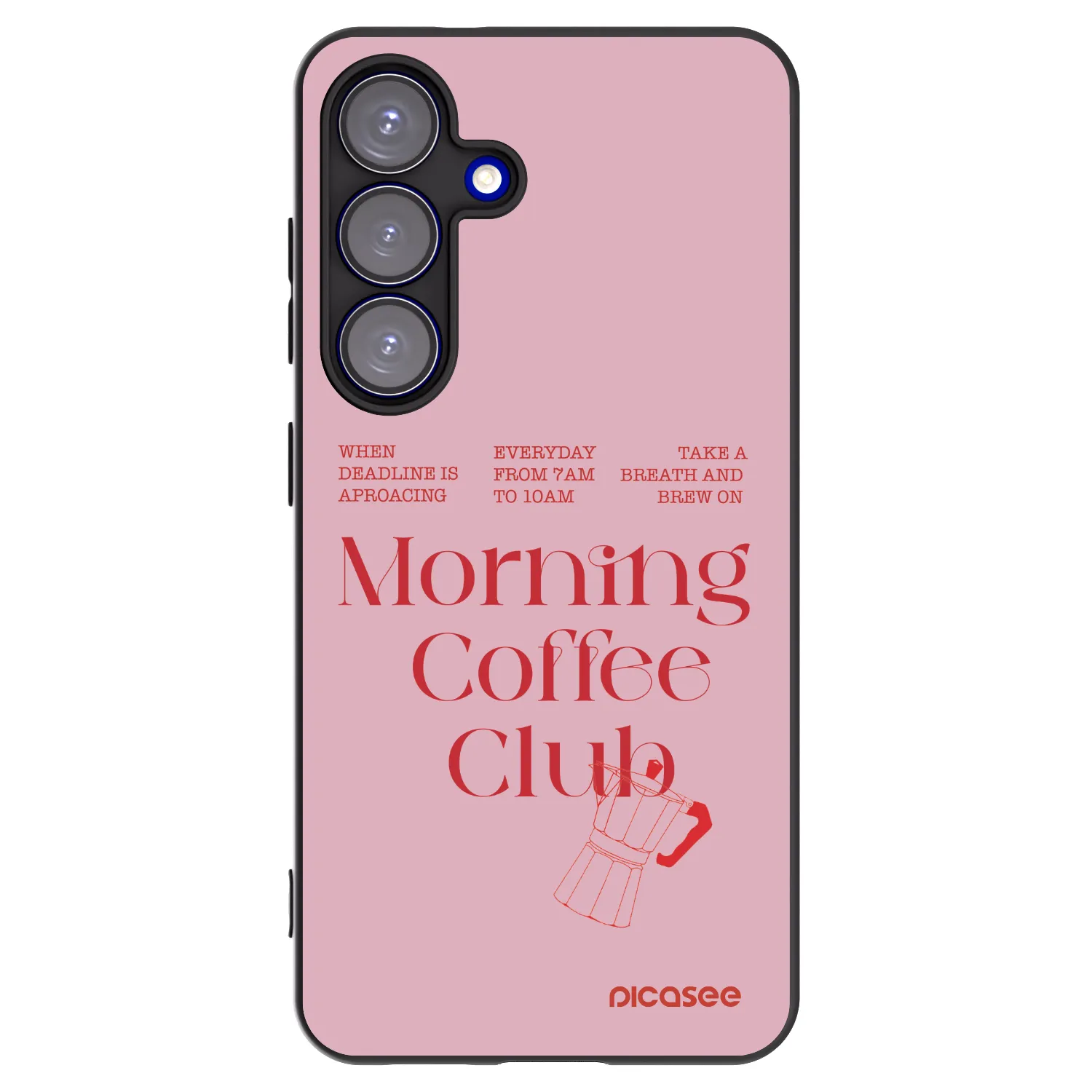 Picasee husă neagră din silicon pentru Samsung Galaxy S25 5G - Morning