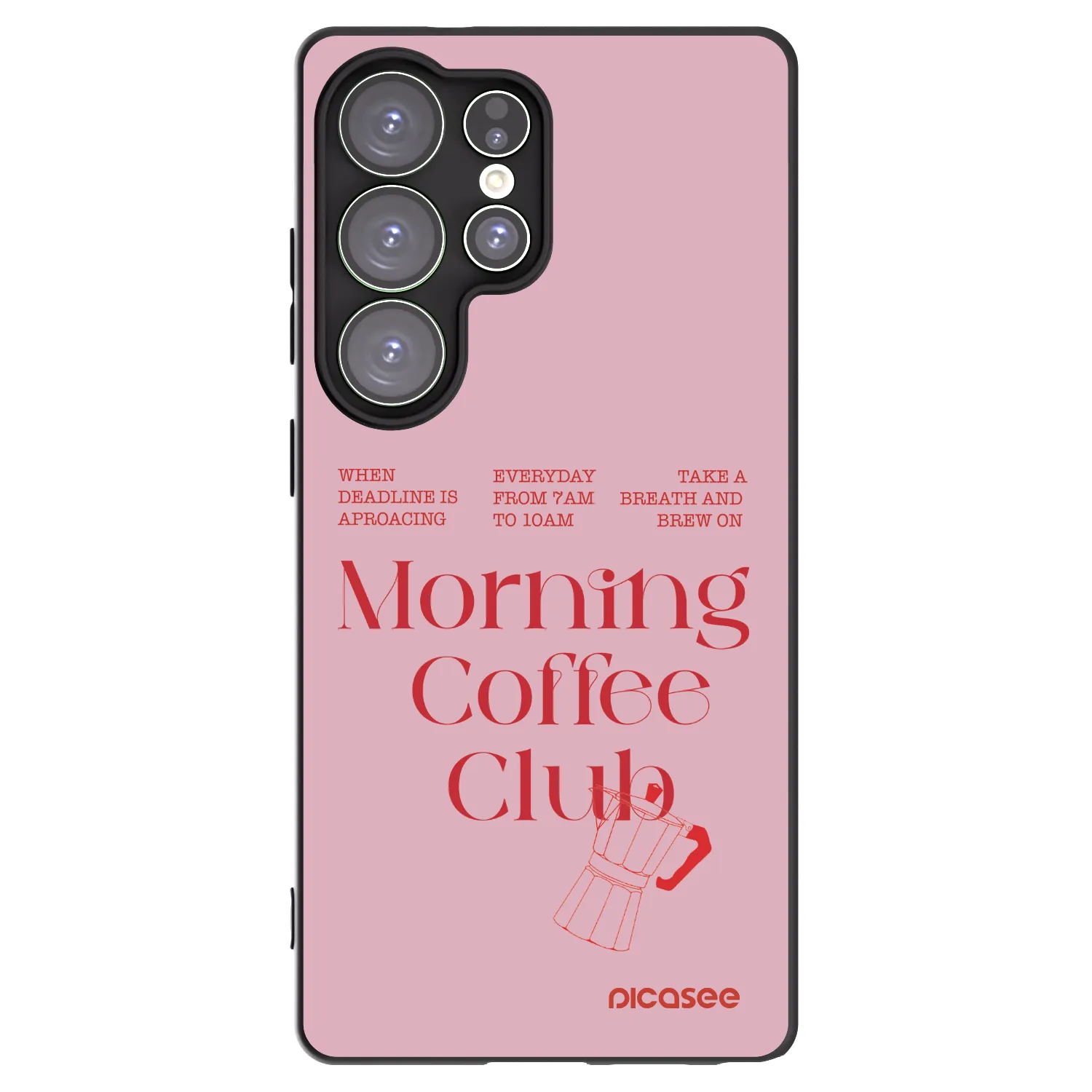 Picasee husă neagră din silicon pentru Samsung Galaxy S25 Ultra 5G - Morning