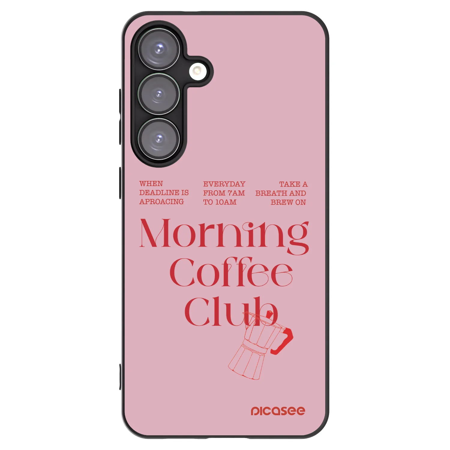 Picasee husă neagră din silicon pentru Samsung Galaxy S25+ 5G - Morning