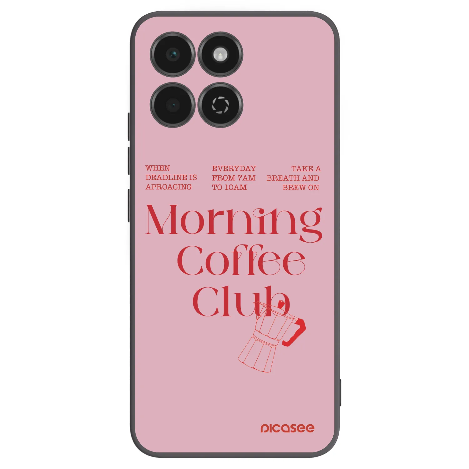 Picasee husă neagră din silicon pentru Honor 200 Smart 5G - Morning
