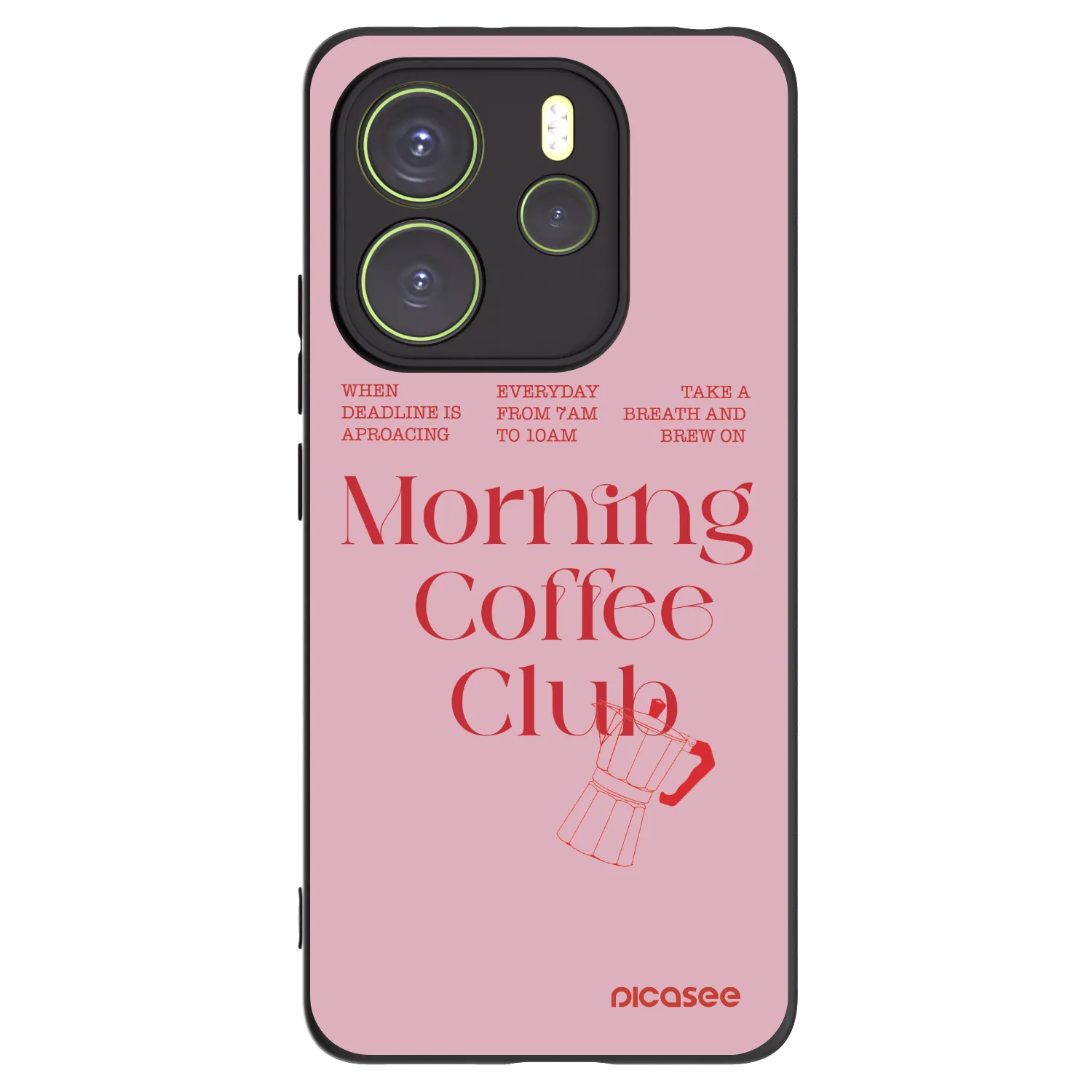 Picasee husă neagră din silicon pentru Xiaomi Redmi Note 14 4G - Morning