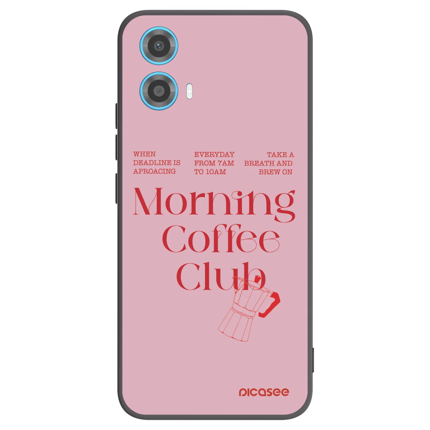 Picasee husă neagră din silicon pentru Motorola Moto G34 5G - Morning