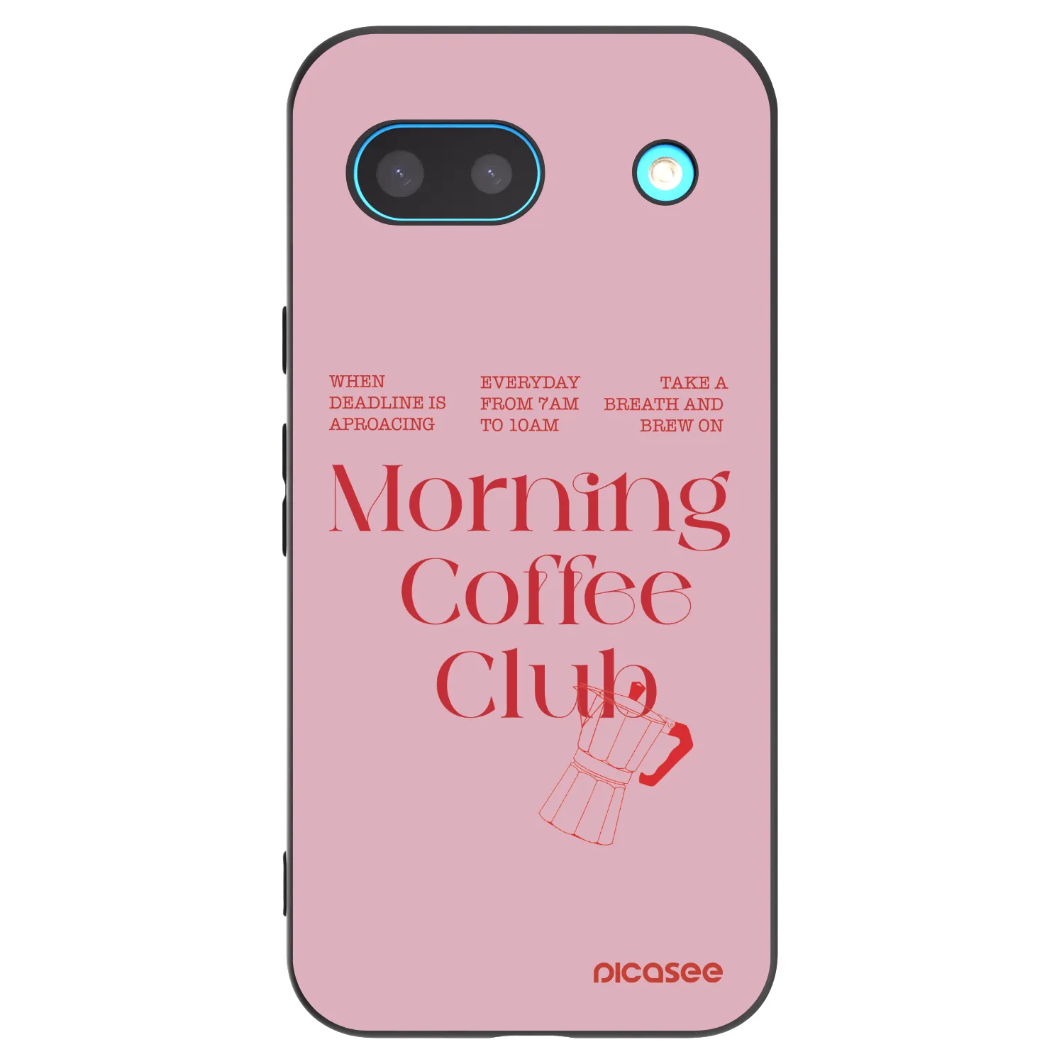 Picasee husă neagră din silicon pentru Google Pixel 8a - Morning
