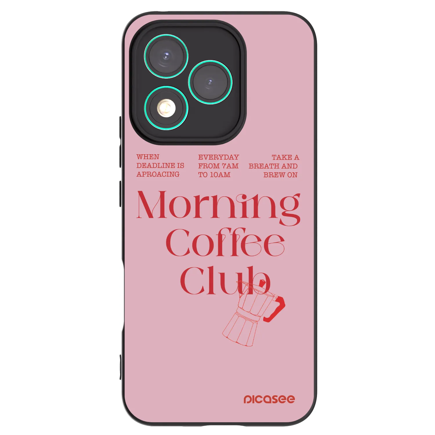 Picasee husă neagră din silicon pentru Honor 400 Lite 5G - Morning