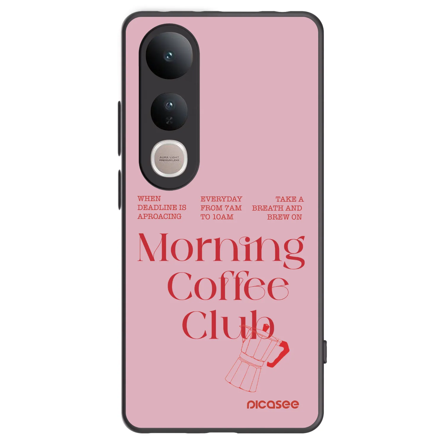 Picasee husă neagră din silicon pentru Vivo V50 Lite 5G - Morning