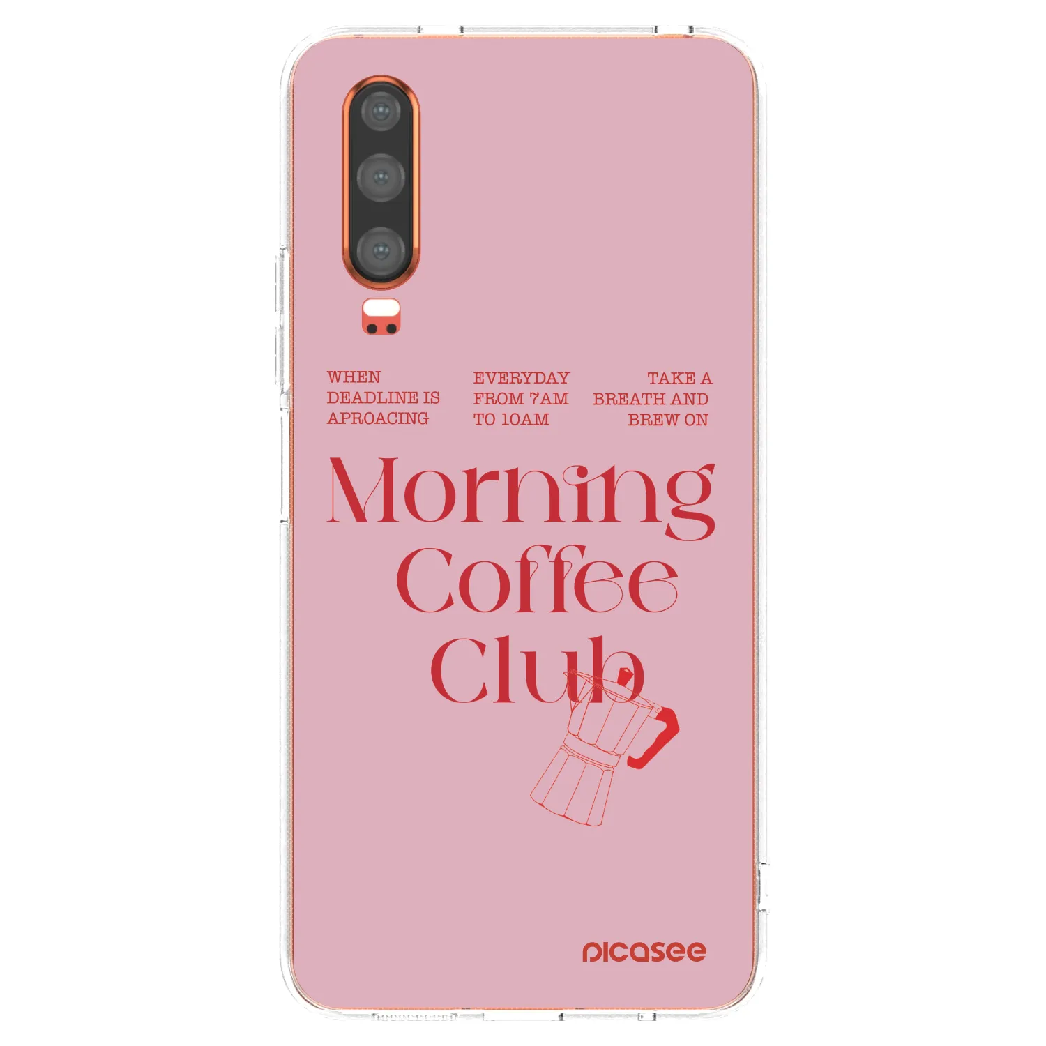 Picasee husă transparentă din silicon pentru Huawei P30 - Morning