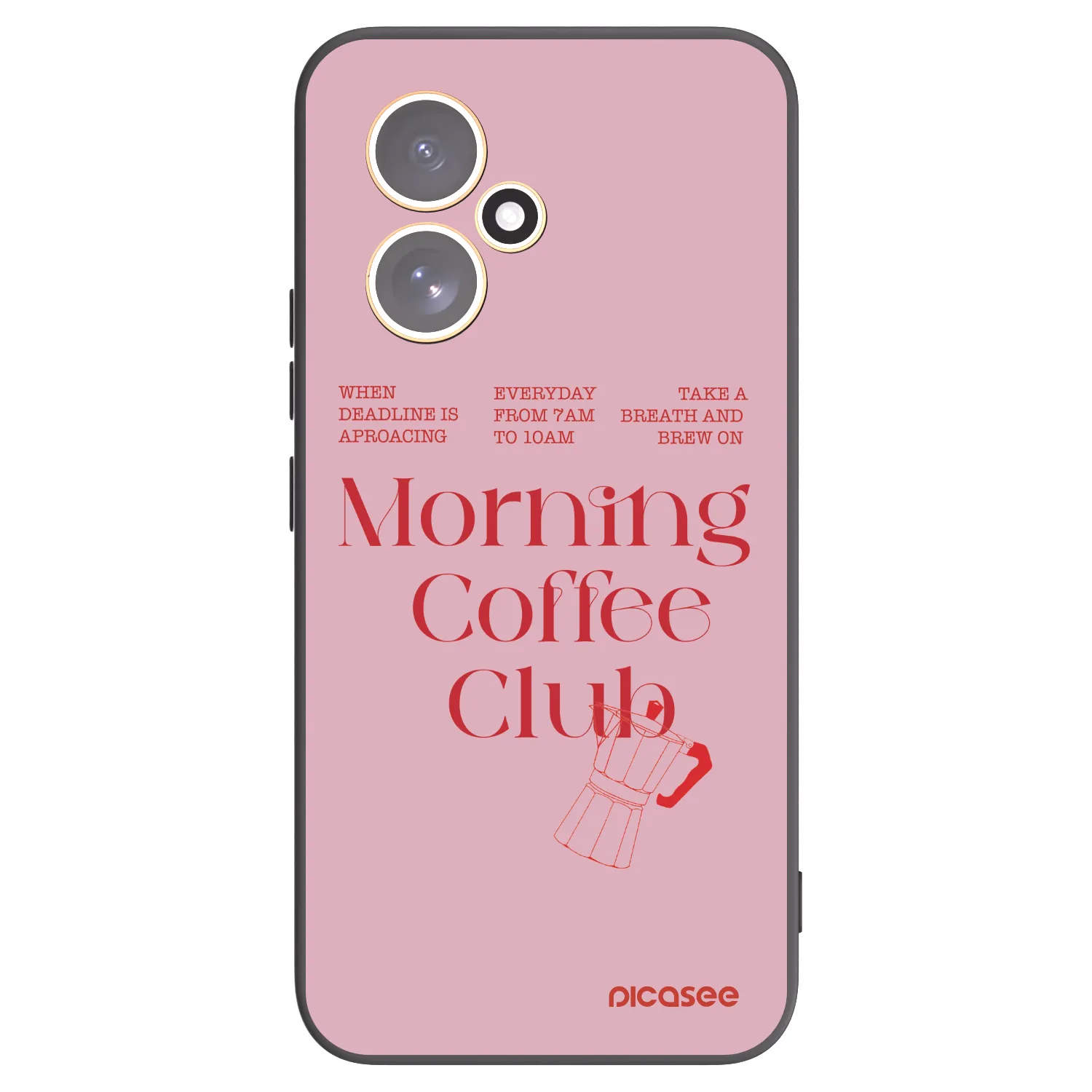 Picasee husă neagră din silicon pentru Honor 400 5G - Morning