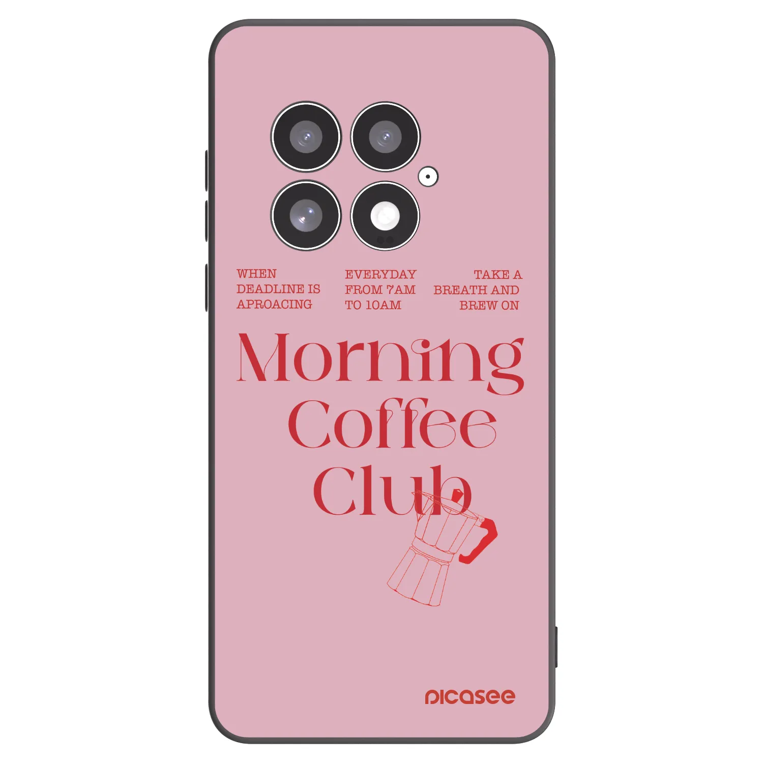 Picasee husă neagră din silicon pentru OnePlus 13 5G - Morning