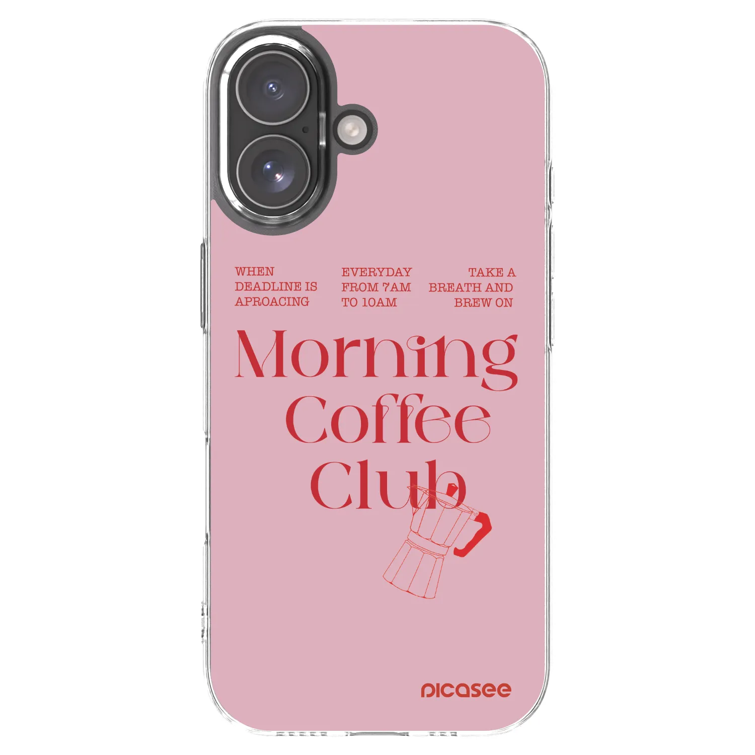 Picasee husă transparentă din silicon pentru Apple iPhone 17 - Morning