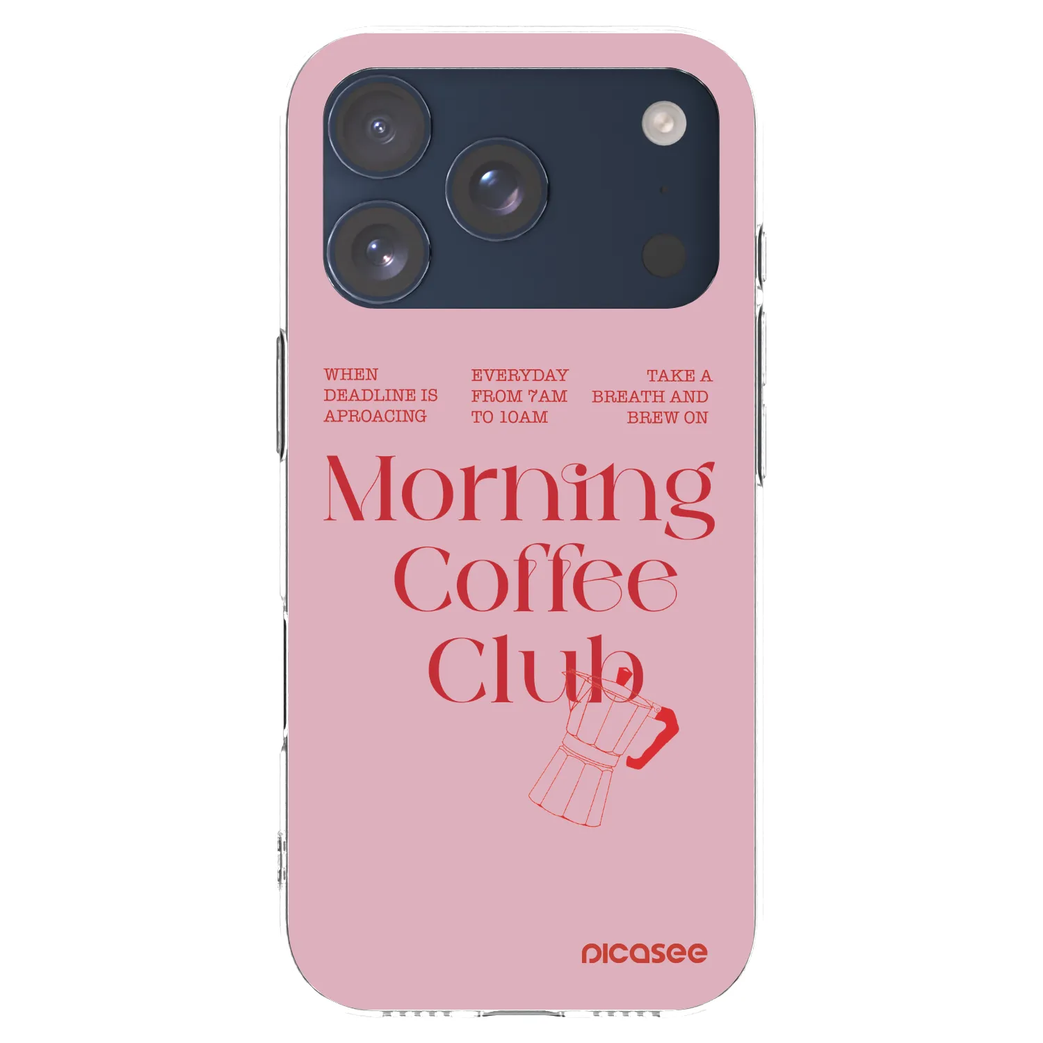 Picasee husă transparentă din silicon pentru Apple iPhone 17 Pro - Morning